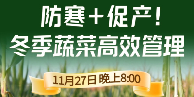 《细说农技》专家张宝林教冬季蔬菜防寒 + 促产高效管理，27 日晚 8 点！