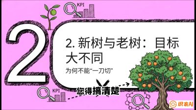 第3节：【春肥策略】开春底肥：新树&ldquo;扩版图&rdquo;，老树&ldquo;点引擎&rdquo;，课程：《柑橘底肥&ldquo;翻身账&rdquo;：从改土到高产的实战全书》