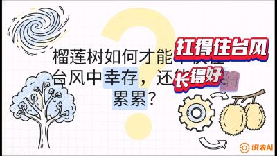 第四节：中国榴莲突围战：为生存重塑权型，抗台风矮化栽培与力学牵引，课程：《国产榴莲突围战：从泰国经验到中国实操的8堂必修课（高阶实战版）》