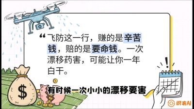 第6节：无人机干活不&ldquo;赔钱&rdquo;&mdash;&mdash;防漂移、避药害的保命红线，课程：《无人机植保搞钱必修课：从&ldquo;瞎飞&rdquo;到&ldquo;懂行&rdquo;的6步进阶》