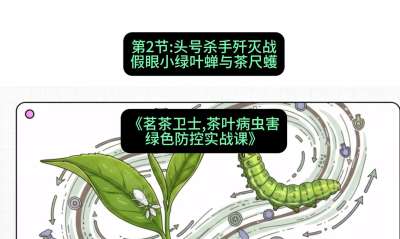 第02节：头号杀手歼灭战&mdash;&mdash;假眼小绿叶蝉与茶尺蠖，课程：《茗茶卫士&mdash;&mdash;茶叶病虫害绿色防控实战课》#识农AI