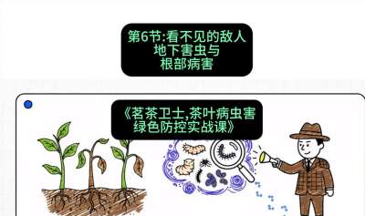 第06节：看不见的敌人&mdash;&mdash;地下害虫与根部病害，课程：《茗茶卫士&mdash;&mdash;茶叶病虫害绿色防控实战课》#识农AI