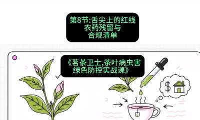 第08节：舌尖上的红线&mdash;&mdash;农药残留与合规清单，课程：《茗茶卫士&mdash;&mdash;茶叶病虫害绿色防控实战课》#识农AI