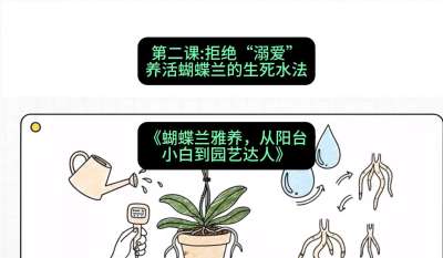 第二节：拒绝&ldquo;溺爱&rdquo;：养活蝴蝶兰的生死水法，课程：《蝴蝶兰雅养六讲：从阳台小白到园艺达人》#识农AI