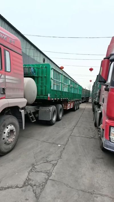 2月23号，源沃肥业排队装车中